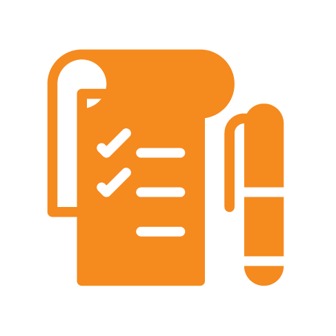 Paper Pad And Pen Icon - Paper Pad And Pen Icon (487x487)