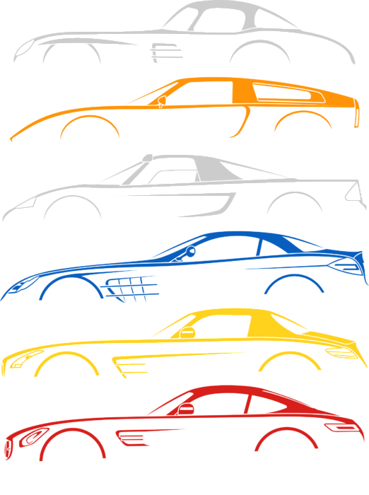 Art Mercy Sports Car Silhouettehistory By Gabor - Art Mercy Sports Car Silhouettehistory By Gabor (522x700)