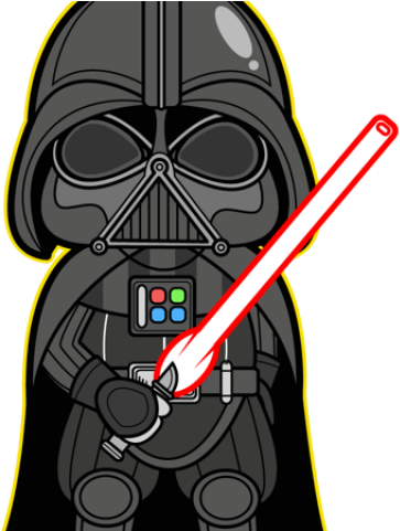 Darth Vader Clipart Animated - Star Wars Animado Darth Vader (640x480)