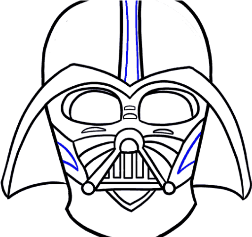 Darth Vader Clipart Light Sabers - Darth Vader Drawings Kawaii (640x480)