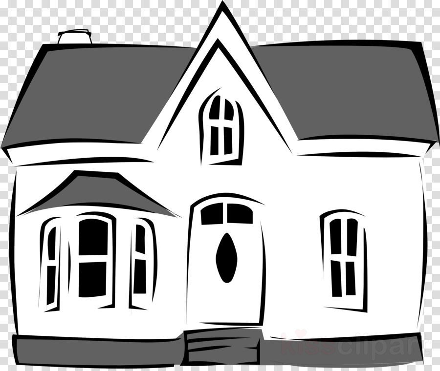 House Clip Art Clipart House Clip Art - House Clip Art Black And White (900x760)