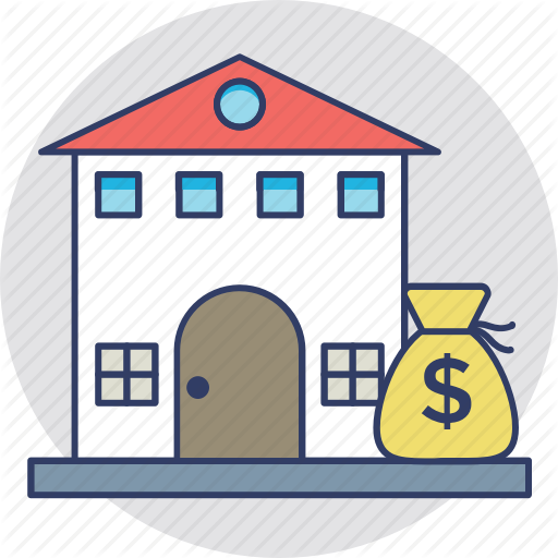 Clipart Black And White Stock Real Estate By Creative - Cartoon (512x512)