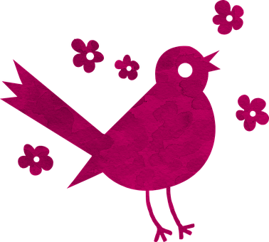 Blue Bird Clipart - Theme Sewing (378x340)
