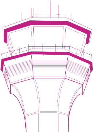 Croydon Airport, With Its Gleaming White Tower Bristling - Control Tower Png (900x471)