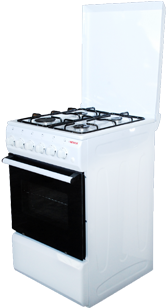 Gas Cooker Png - Gas Cooker With Oven Png (430x342)