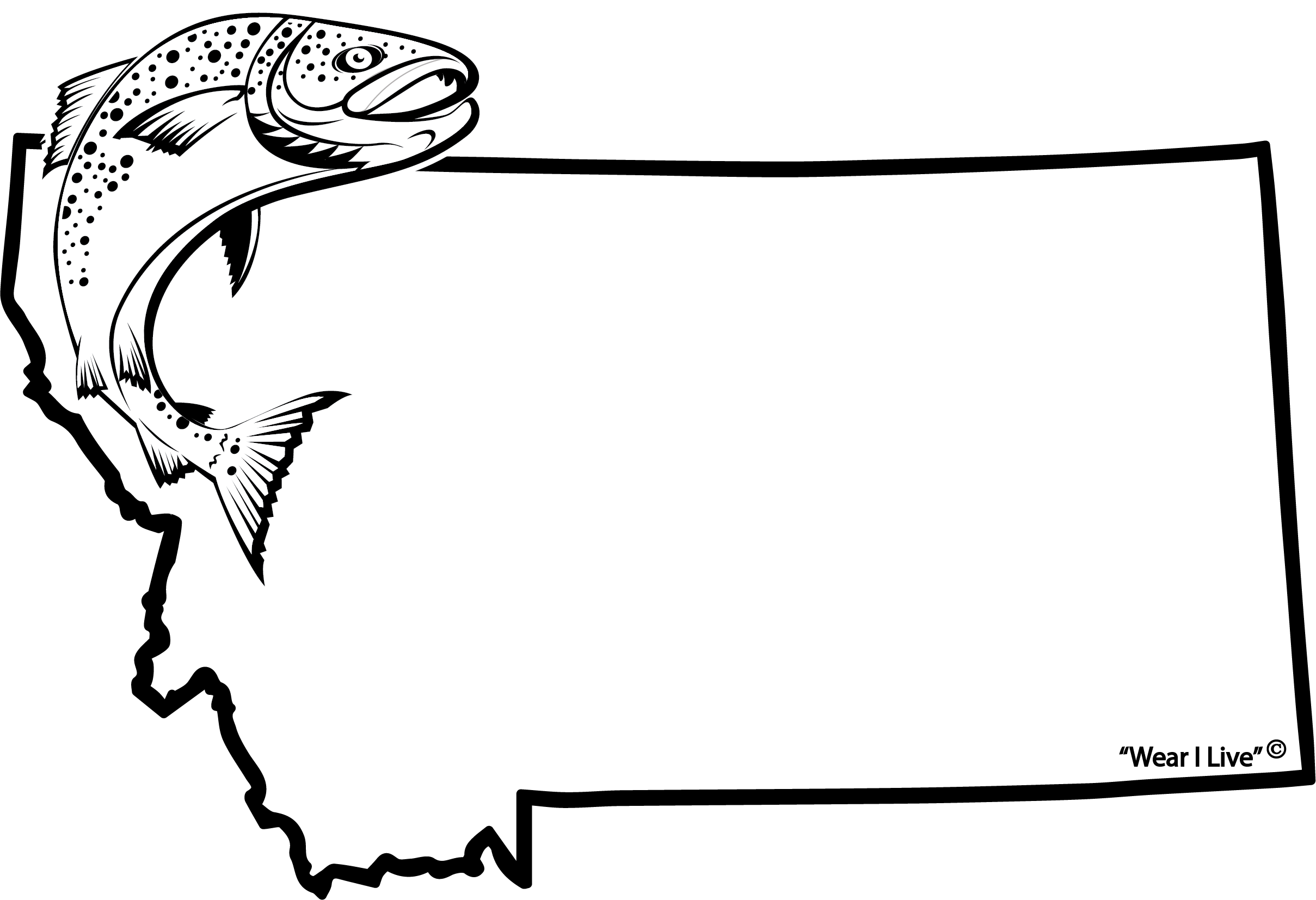 Image 674261 Montana Collage 2nd Series Fish - Montana (2418x1654)