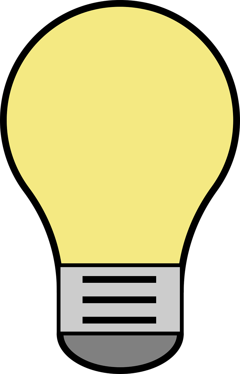 Lightbulb Vector Yellow - Lightbulb Vector Yellow (822x1280)
