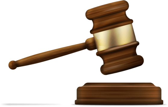 Graphic Free Png - Gavel Png (558x355)