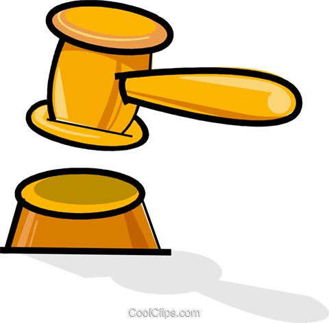 Judge's Gavel Royalty Free Vector Clip Art Illustration - Judge's Gavel Royalty Free Vector Clip Art Illustration (480x470)