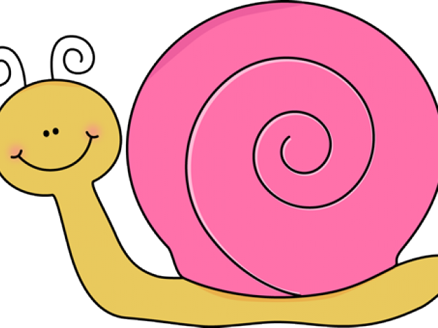 Snail Clipart Purple Yellow - Clip Art (640x480)