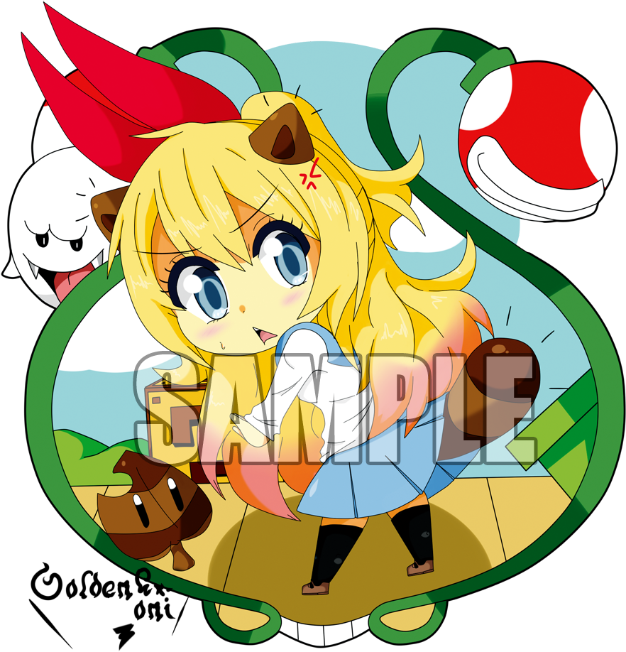 Remake Raccoon Chitoge By Goldenex-oni - Cartoon (1000x1018)