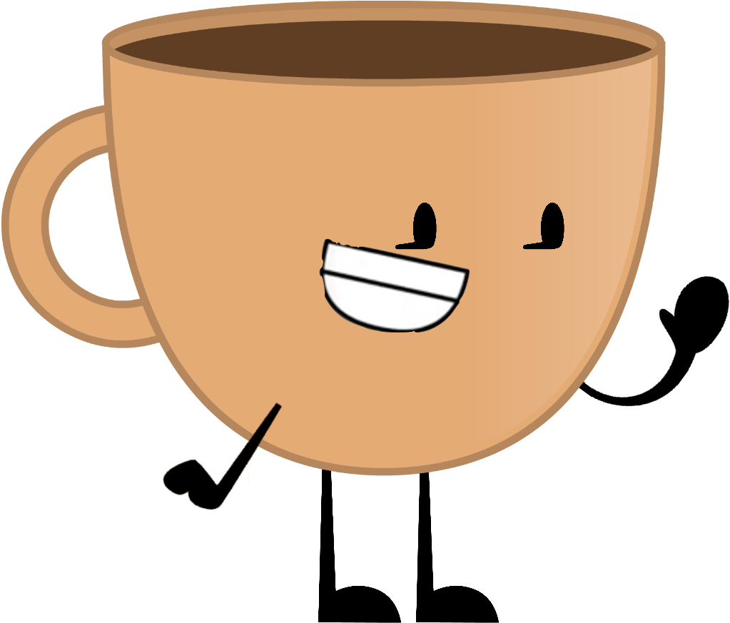 Object Terror Coffee Shows - Coffee Cup Png Cartoon (1028x881)