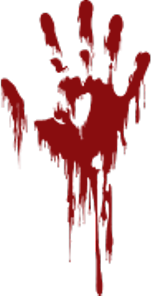 Blood Sticker - Bloody Hand (1024x1024)