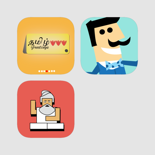 Tamil Bundle With Proverbs Greetings And Thirukurals - Cartoon (630x630)