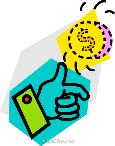 Coin Toss Royalty Free Vector Clip Art Illustration - Fair Coin (381x480)