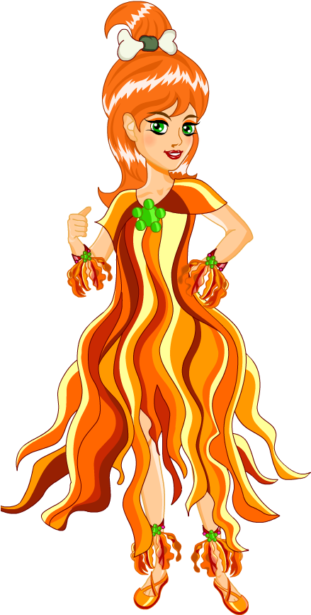 Stone Age Dress Up 7 By Trickstergames - Illustration (450x900)