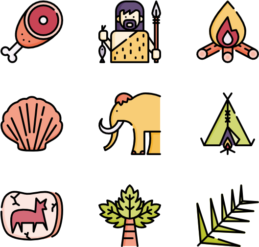 Prehistoric - Restaurant Menu Icon Vector (600x564)