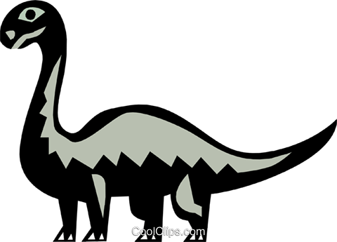 Cool Dinosaur Royalty Free Vector Clip Art Illustration - Illustration (480x345)