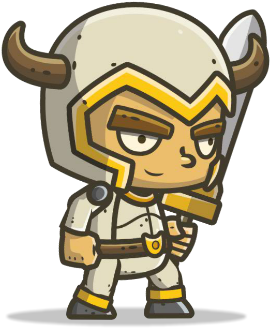 Chibi Knight 1 Royalty Free Game Art - Chibi Game Character (600x500)