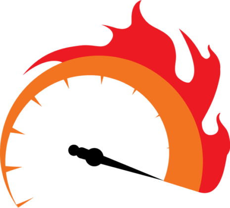 Plus Web Design Think Outside The Box - Transparent Speed Icon (465x420)