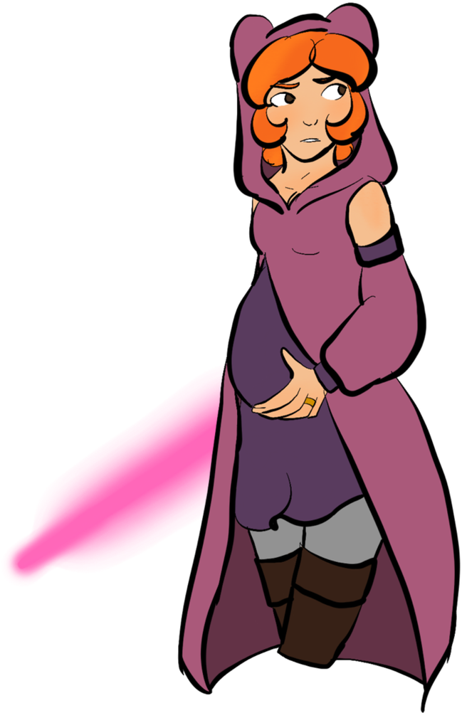 Mama Jedi By Mouse La Flutist - Cartoon (774x1032)