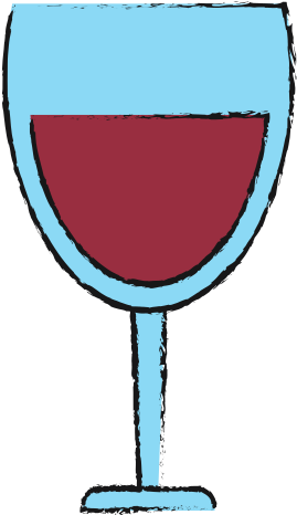 Cracked Wine Glass Clip Art - Wine Glass (550x550)