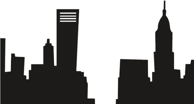Cityscape Clipart New York City - Silhouette (640x480)