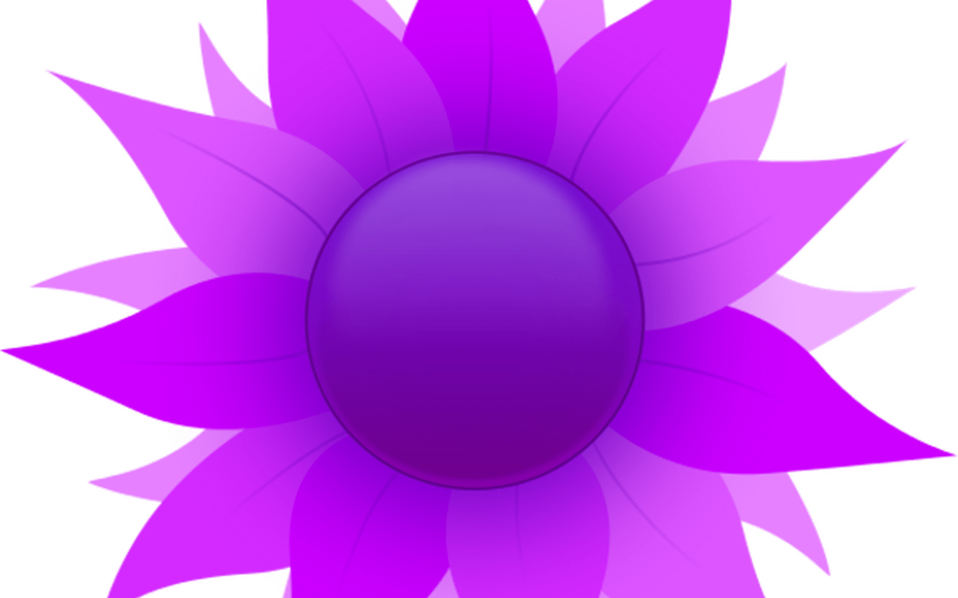 Free Purple Sunflower Cliparts, Download Free Clip - Circle (1368x855)
