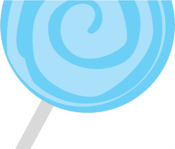 Lollipop Clipart Blue Lollipop - Circle (640x480)
