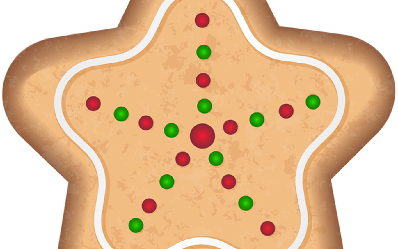 Christmas Gingerbread Cookie Png Clip Art Gallery Yopriceville - Clip Art (1368x855)