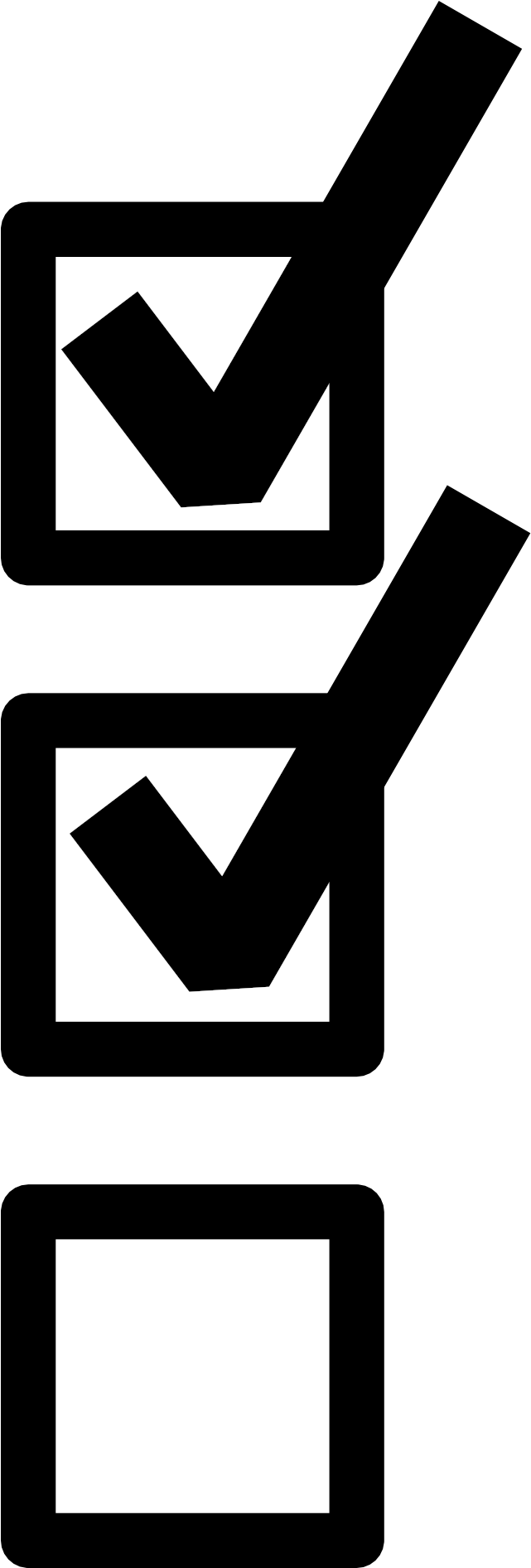 The School That Ticked The Box - Checklist Box Png (960x1920)