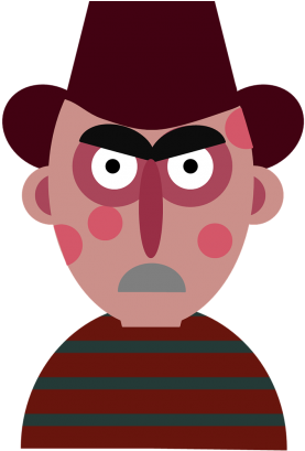 Art,fear - Png Terror No (500x409)