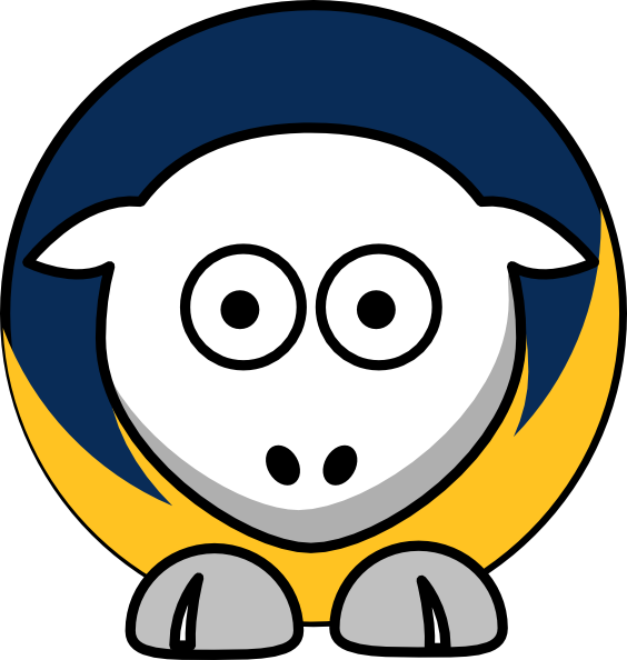 Sheep Indiana Pacers Team Colors Svg Clip Arts 564 - Sheep Indiana Pacers Team Colors Svg Clip Arts 564 (564x594)