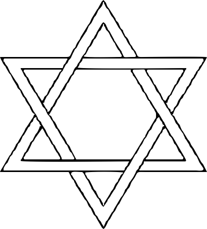 581a675e81efd28 , 2016 11 02 - Star Of David Coloring Page (410x454)