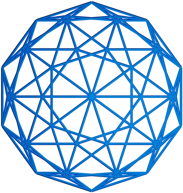 Icosphere,blender,2d - Triangle (1280x720)