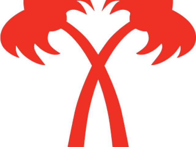 Veggie Burger Clipart In N Out Burger - Palm Tree In N Out Logo (640x480)