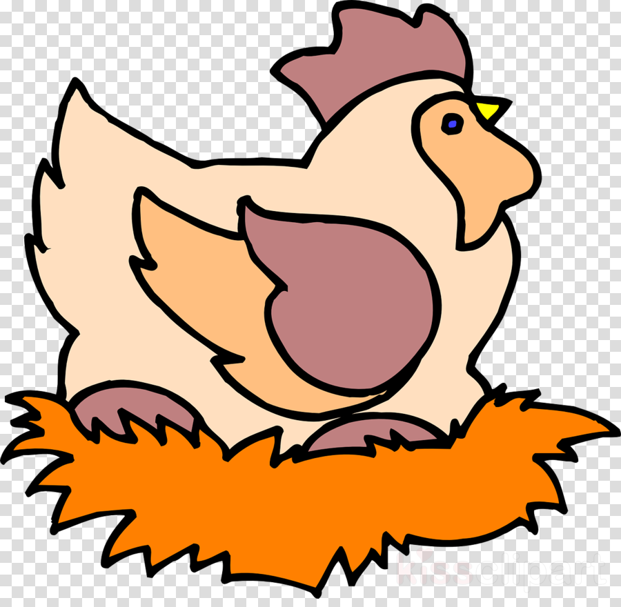 Chicken On Nest Clipart Chicken Clip Art - Chicken (900x880)