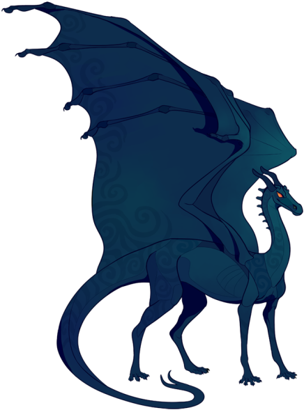 Dragon Outline Cliparts - Dragon (500x623)