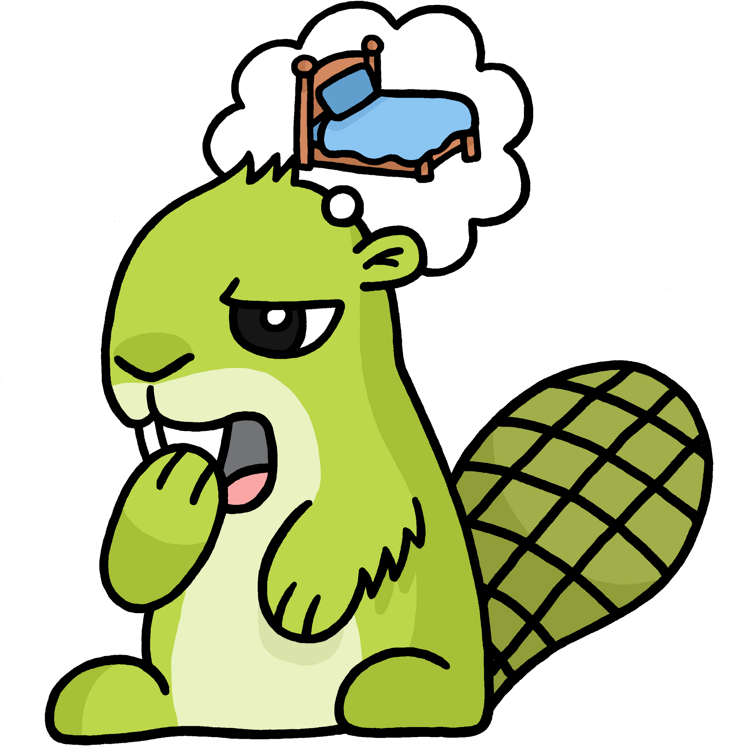 Tired Clipart - Confused Animal Clip Art (3000x3000)