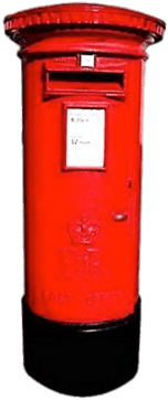 Cast Iron Post Box Transparent Png Stickpng - Red Post Box (400x400)