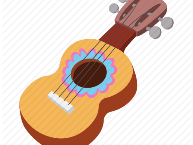 Ukulele Clipart Mexican Guitar - Mexican Guitar Cartoon (640x480)