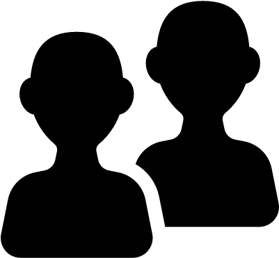 Two Friends Vector - Friend Logo Png (400x400)