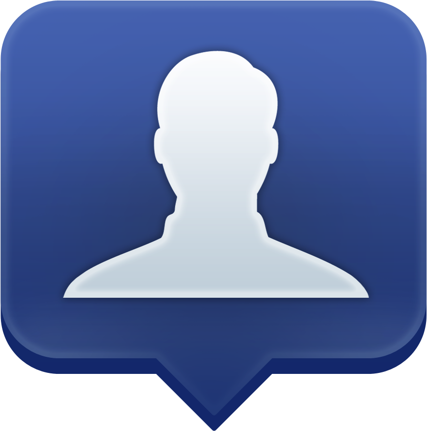 Facebook Logo Clipart - Facebook Friend Request Icon Png (1024x1024)