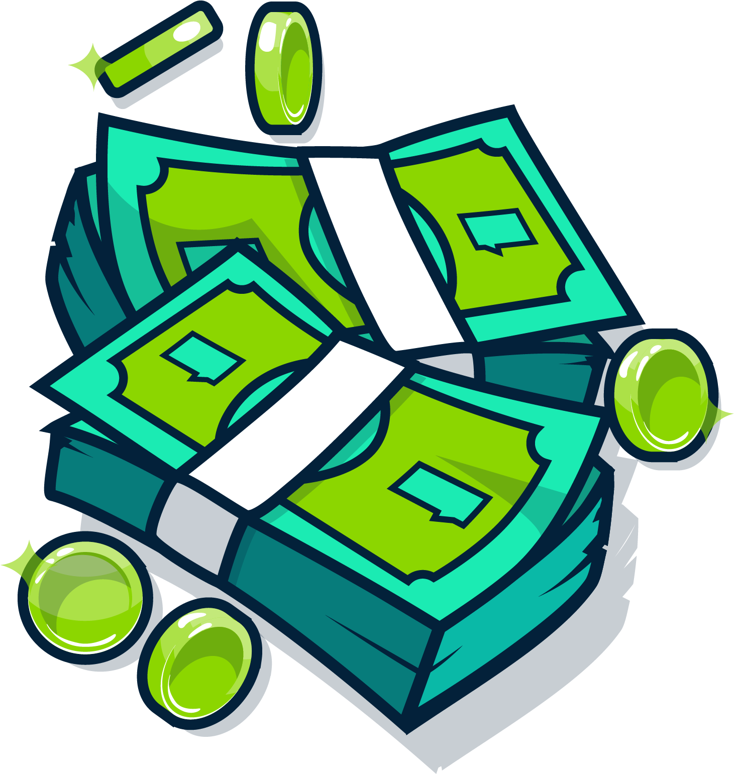 A Huge Pile Of Cash - A Huge Pile Of Cash (2083x2083)