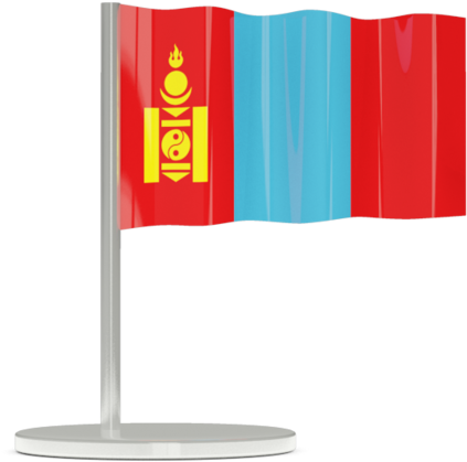 Free Usa Flag Waving Transparent - Mongolia Flag (423x419)