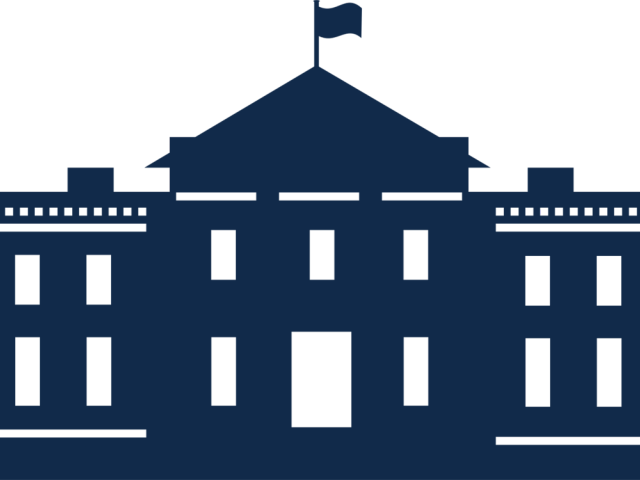 White House Clipart Head State - Silhouette White House Clipart (640x480)