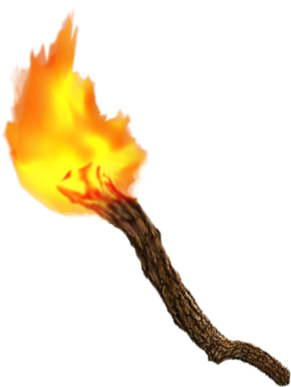Torch Clipart Survivor - Wooden Fire Torch Png - (578x768) Png Clipart ...
