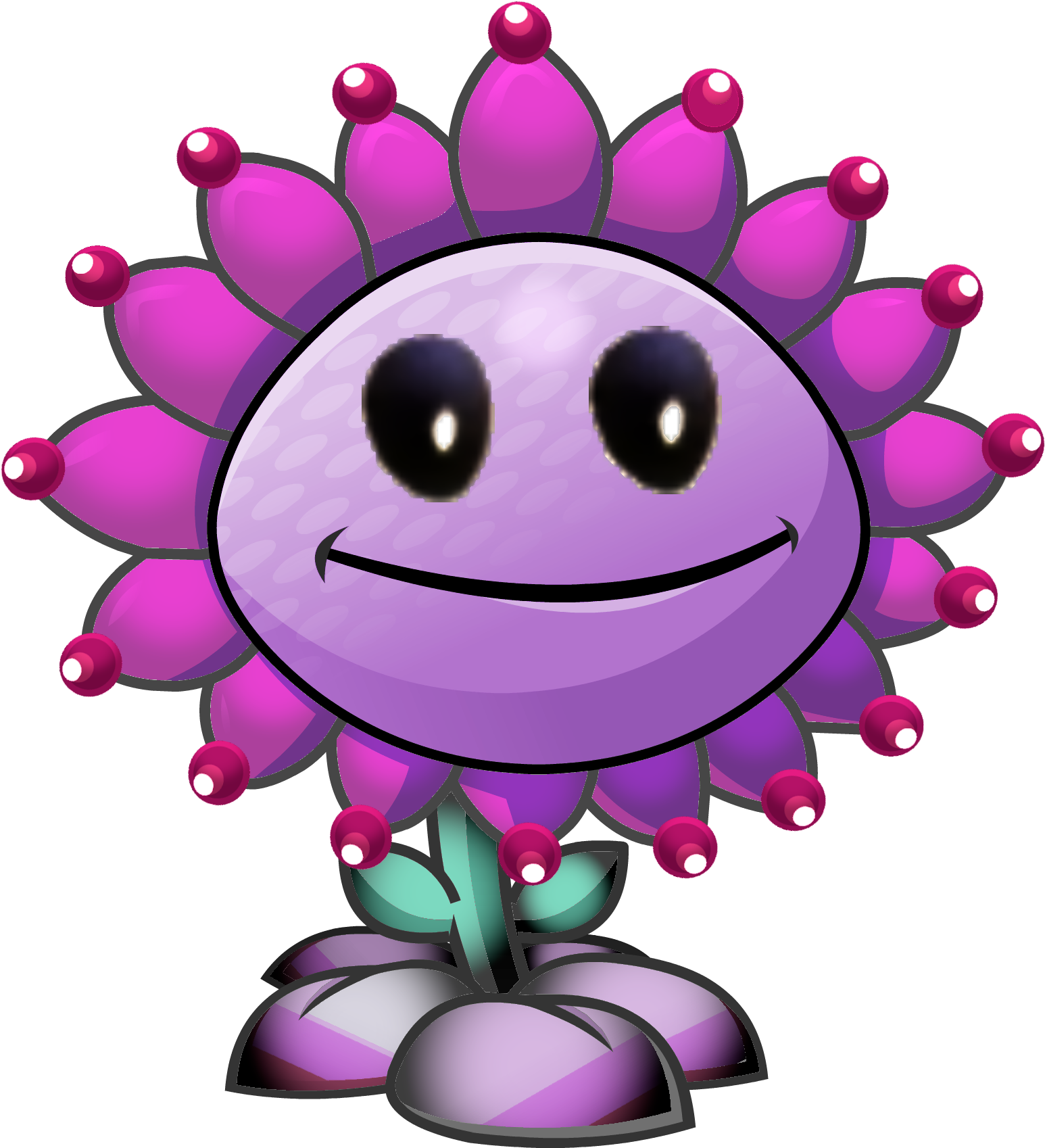 Alien Flower Retrobowser Plants Vs Zombies Garden Warfare - Alien Flower Retrobowser Plants Vs Zombies Garden Warfare (1546x1698)