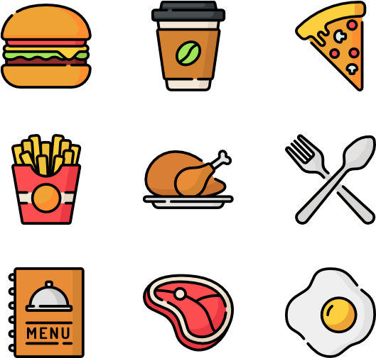 Hamburger Svg Fries - Burger Icon (600x564)