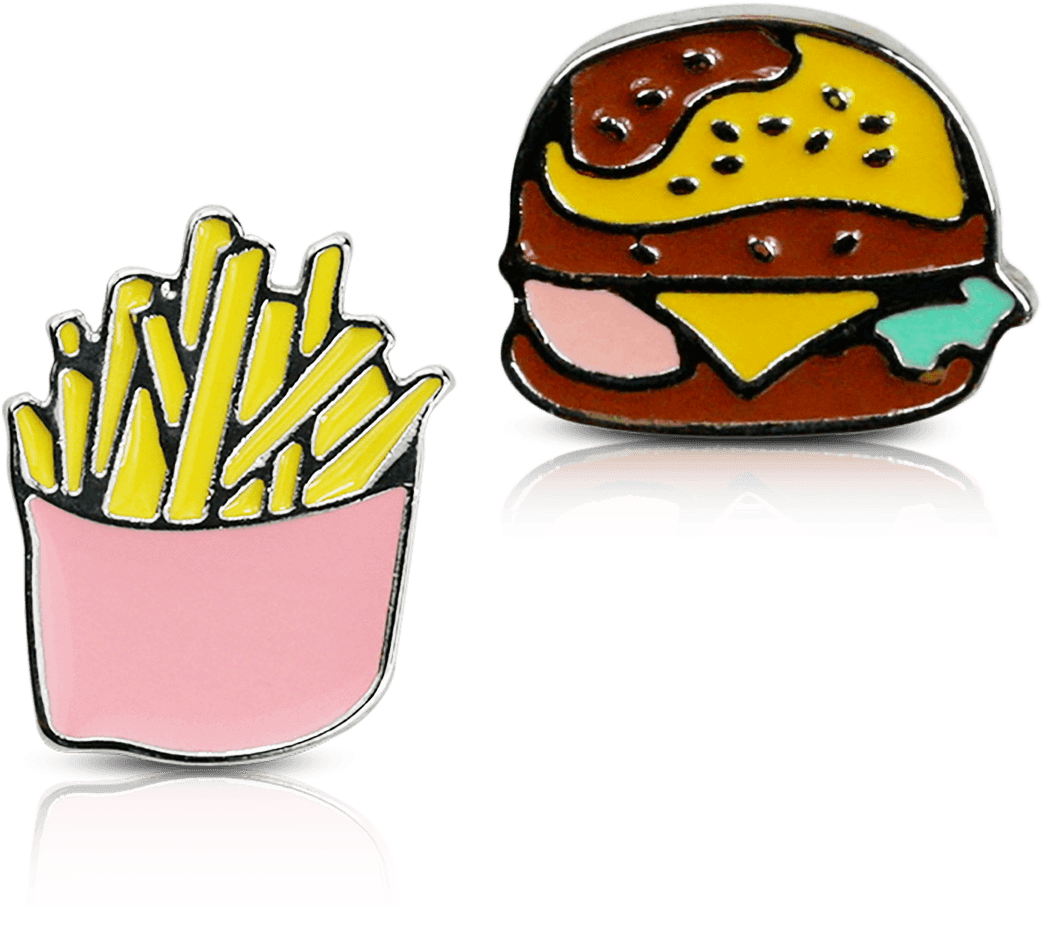 [box] Fast Food Box Shoelace Charms Pilz - Potato Chip (1200x1200)
